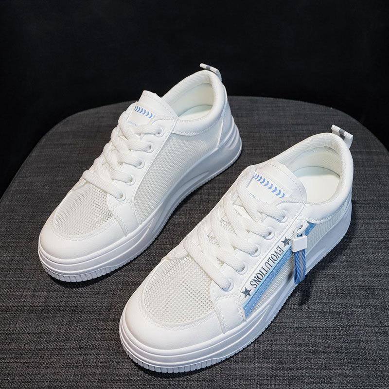 2025 spring and autumn new white shoes women's versatile sports and leisure dad shoes board shoes ins tide explosion Internet celebrities