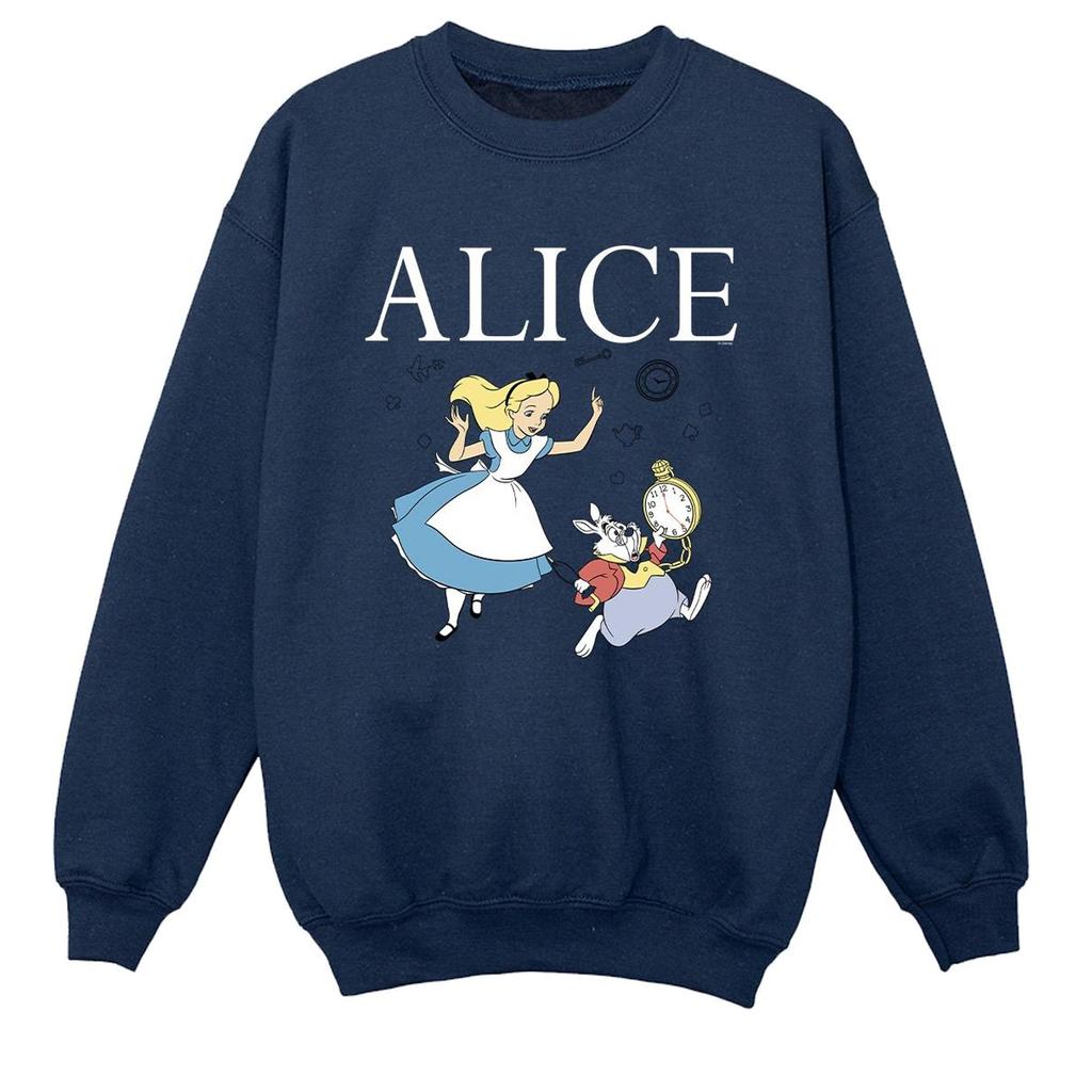 Disney Alice im Wunderland Follow The Rabbit-Sweatshirt für Jungen
