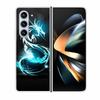 For Samsung Galaxy Fold 6 Case Cool Space Animal Clear Hard Phone Cases for Galaxy Z Fold6 5G 2024 Back Cover Zfold6 Shells Capa