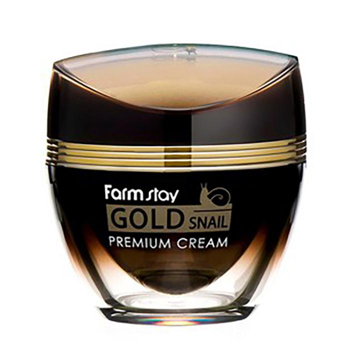 Farm Stay Gold Snail Premium Cream – Firming & Nourishing Cream with Snail Mucin & Gold, Korean