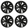 19" Black Wheel Cover for 2025-2026 Tesla Model Y Facelift