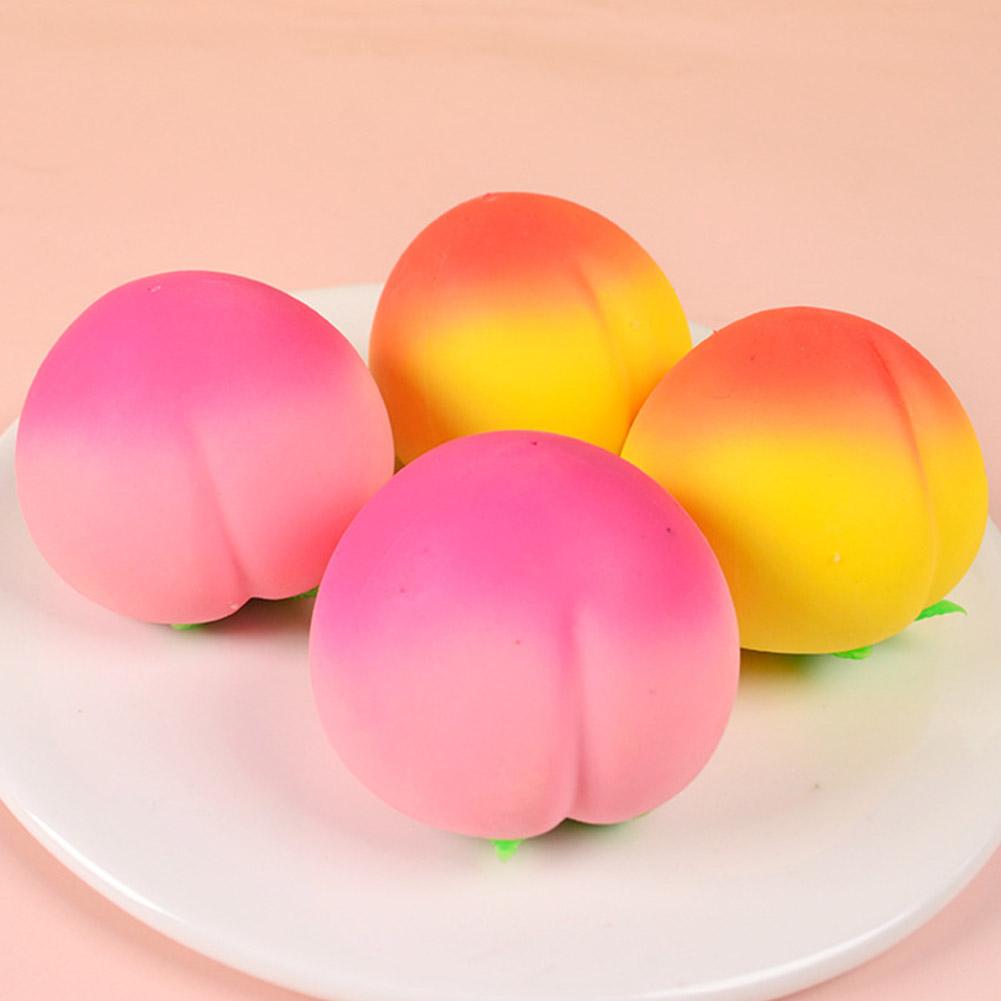 Strawberry Squishy Toy Super Soft Slow Rising Squeeze Ball Anti-Stress Fruit Toy for Kids Adults Anxiety Relief Sensory Fidget