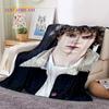 Latest Cute Evan Peters TV Actor Soft Flannel Blankets,Throw Blanket Comfortable Blanket for Picnic Beds Sofa Home Bedroom 013