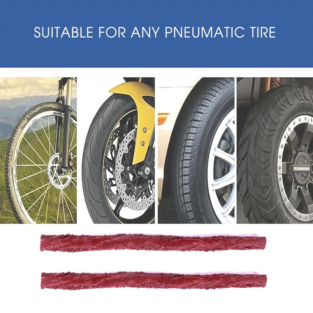 Car Tire Repair Kit Puncture Plug Tools Tyre Puncture Emergency for Tire Strips Stirring Glue Repair Tool Kit Car Accessories