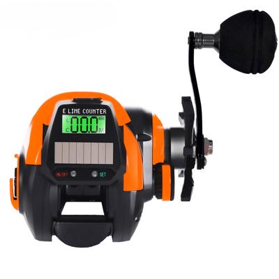 New Solar Digital Display Water Drop Wheel Freshwater Sea Fishing Beach Fishing Boat Fishing Long-range Raft Fishing