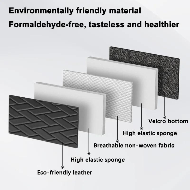 Leather Trunk Mats Fully Surrounded Waterproof Non-Slip Liner Custom Floor Mat for Tesla Model Y 2017 To 2025 Car Accessories