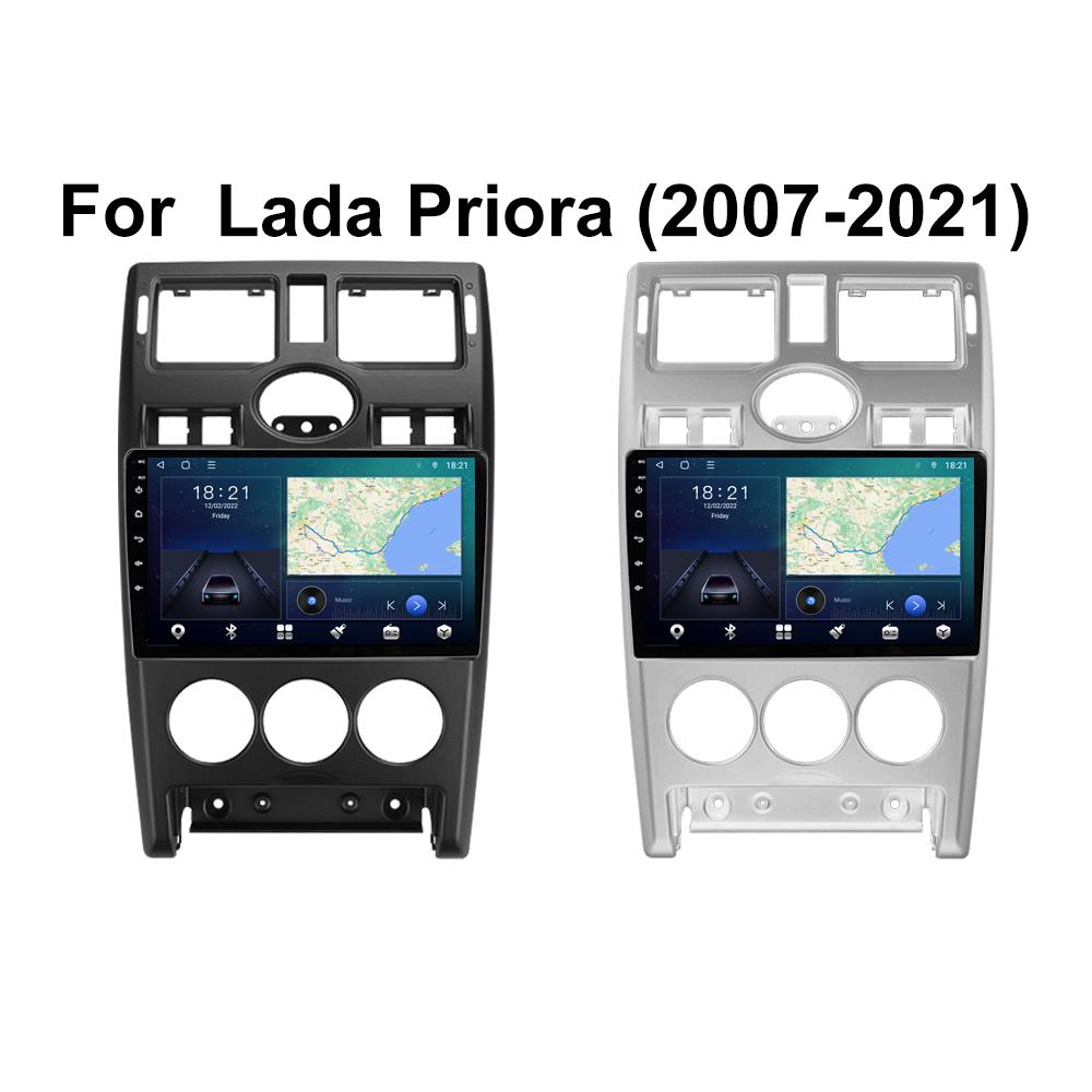 2Din autorádio Multimediální video přehrávač pro LADA Priora 2007-2021 s knoflíkem Android GPS navigace 1+16GB