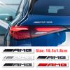 3D ABS AMG Letters Rear Trunk Emblem Badge Sticker For Mercedes Benz W205 W206 W213 W214 2017-2025 Auto Car Styling Accessories
