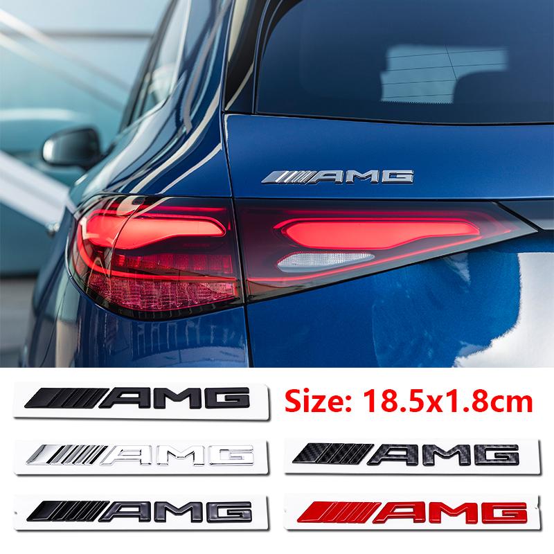 3D ABS AMG Letters Rear Trunk Emblem Badge Sticker For Mercedes Benz W205 W206 W213 W214 2017-2025 Auto Car Styling Accessories