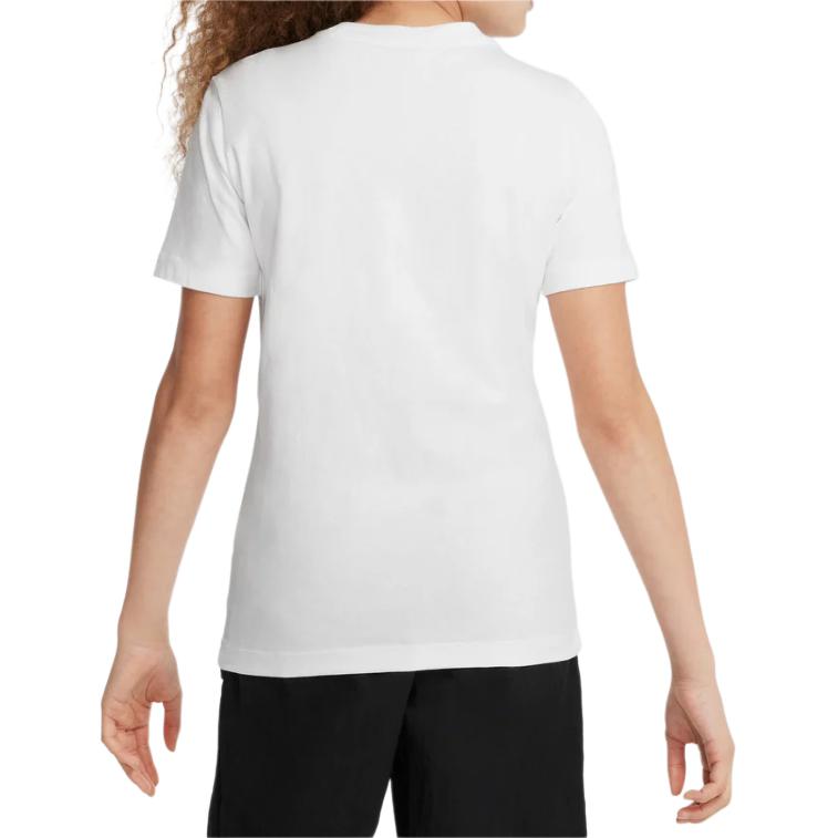 Nike Maglietta da Calcio da Uomo a Maniche Corte con Girocollo Confortevole con Stampa Logo Portogallo Bianco FV8586-100