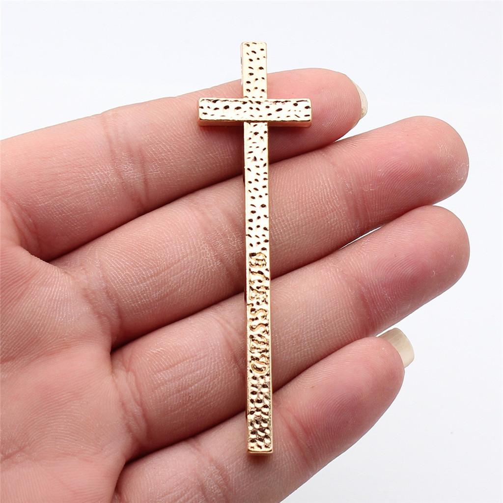 Large Crosses Detailed Religious Charm Antique Bronze Zinc Alloy Jewelry Making Supplies Necklace Making DIY Charms