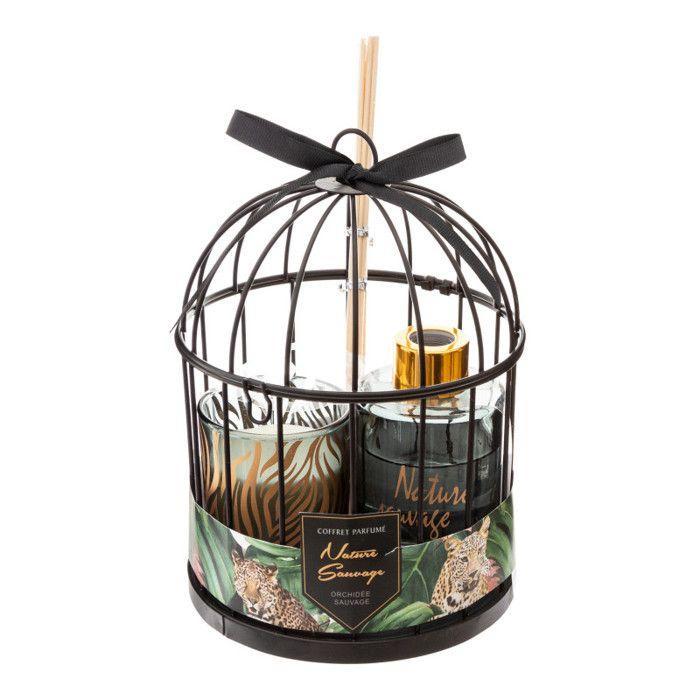 Käfig-Set mit Diffusor und Kerze "Gestohlene Momente" Atmosphera