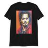 Johnny Depp Short-Sleeve Unisex T-Shirt Sexy Cool Fanart Fan Art Amber Heard