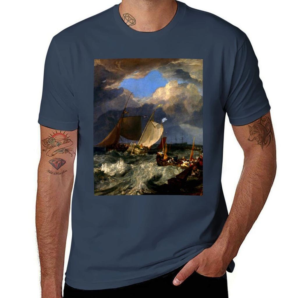 Měkká bavlna Calais Joseph Turner košile 100% pro Pier William bavlněné košile Mallord t t mužské tričko