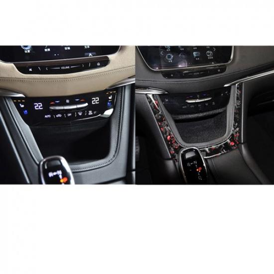 Carbon Fiber Dashboard Center Console Trim for Cadillac XT5 2016-2017