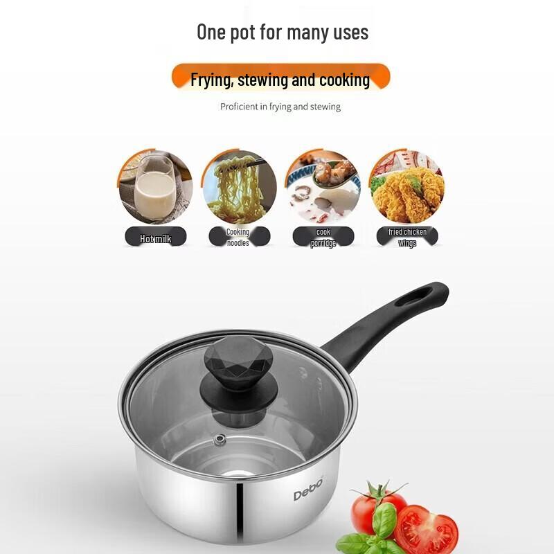 Debo Beverly 18cm Stainless Steel Milk Pot