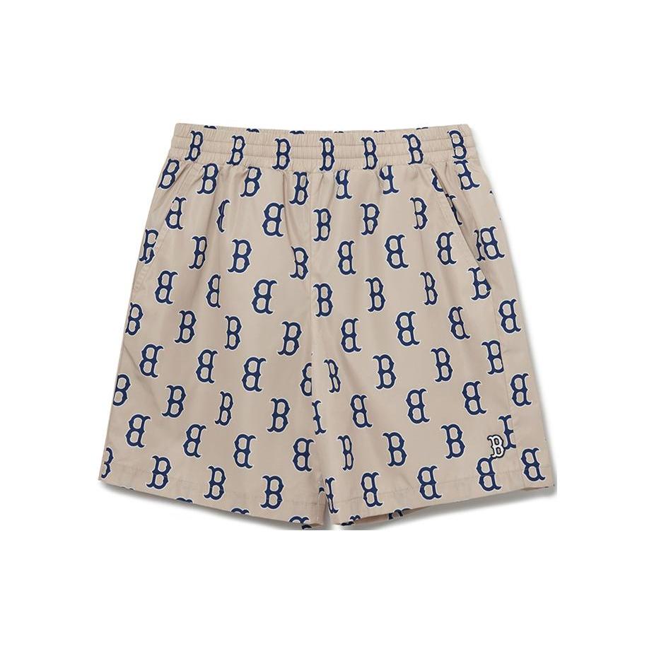 New MLB Boston Red Sox Sports Shorts Unisex Light Beige 3ASMM0133-43BGL