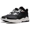 Li Ning Defender Slip Resistant Abrasion Resistant Thermal Mid top Running Shoes Women's Black White AGLT128-1