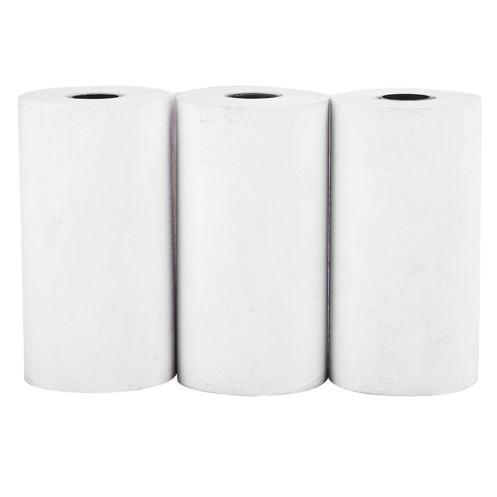 3PCs Thermal Paper Printing Machine Accessories Waterproof 57MM for Peripage Printer