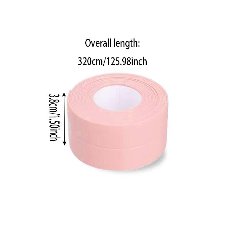 2pcs Multi-Purpose Waterproof Tape, Unscented, Durable PVC Material Self-Adhesive Sealant For Kitchen And Bathroom Use - Solves Various Problems