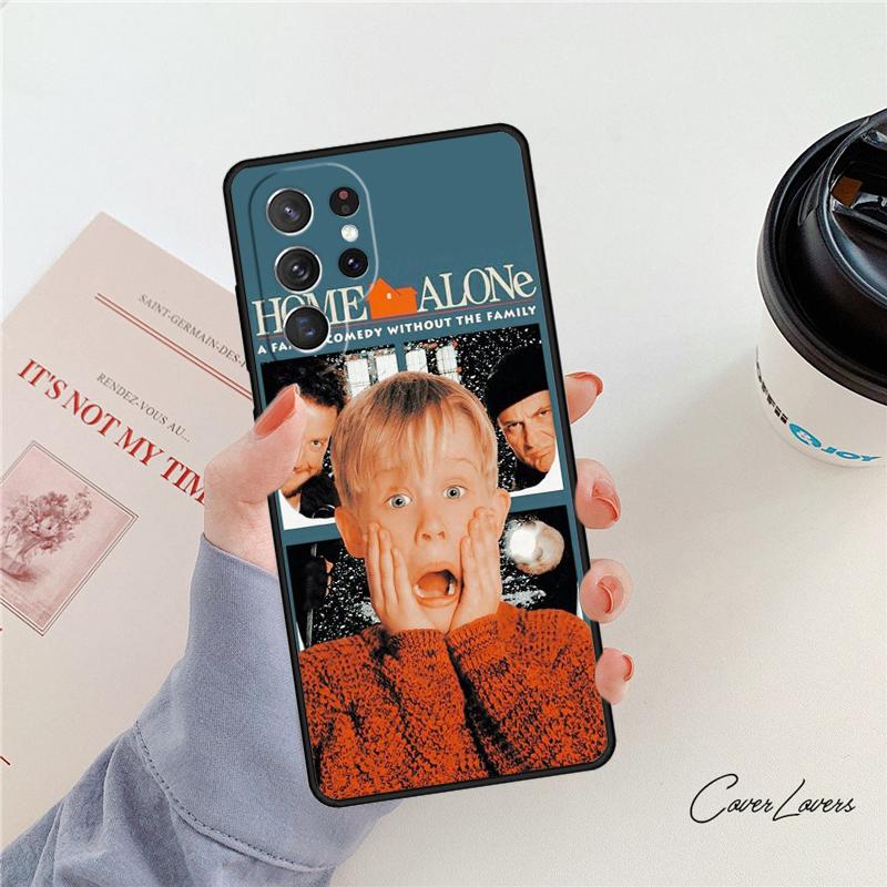 Home Alone phone case For Samsung Galaxy S24 S25 S23 S22 Ultra Note 10 20 Plus S20 S21 FE Cover