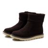 Fashion Golden Sapling Classics Snow Boots for Men Outdoor Keep Warm Plush Boot Male Round Toe Short Booties Faux Suede Leather Shoes