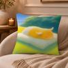 Cute Animals Spring Sleep Series Cushion Cover Anti-dustmite Pillowcase Invisible zipper silky short plush Sofa cushion cover