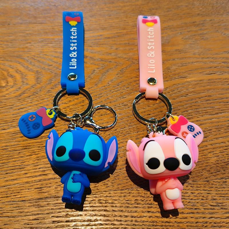 Cute Silicone Doll Keychain For Car And Bag Decoration