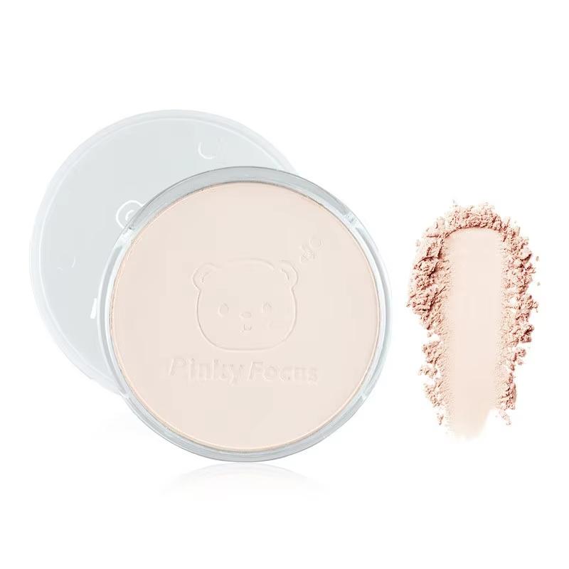 Poudre compacte blanche éclaircissante, transparente, anti-cernes, contrôle du sébum, maquillage naturel et durable, poudre fixatrice, cosmétique imperméable
