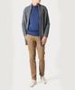 PANICALE Crew Neck Wool Sweater [Blue]