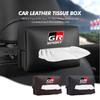 For Portable Car Seat Back Hanging Tissue Protetor Cover Paper Towel Storage Accessories Camry Highlander C-HR Hilux Vios