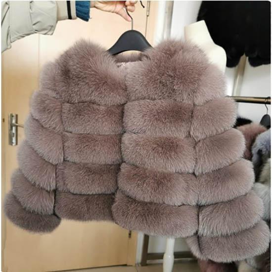 Winter Women's Fashion Fluffy Furry Jacket Coat That Brightens Skin Tone