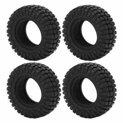 4Pcs Micro Crawler Tires Soft Rubber Wheel Upgrade Part for Axial SCX24 1 24 RC Car AccessoriesType B