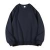 Unisex Heavyweight Fleece-Lined Cotton Sweatshirt - Thick, Loose-Fit Crew Neck, Drop Shoulder Style