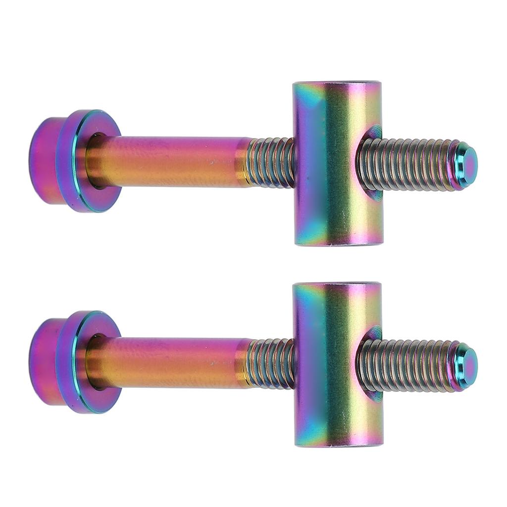 2pcs M5x40mm Ti Alloy Bike Seat Post Fixing Bolts Bike Seatpost Screws Cycling Accessories for Bike Seat Tube Colorful