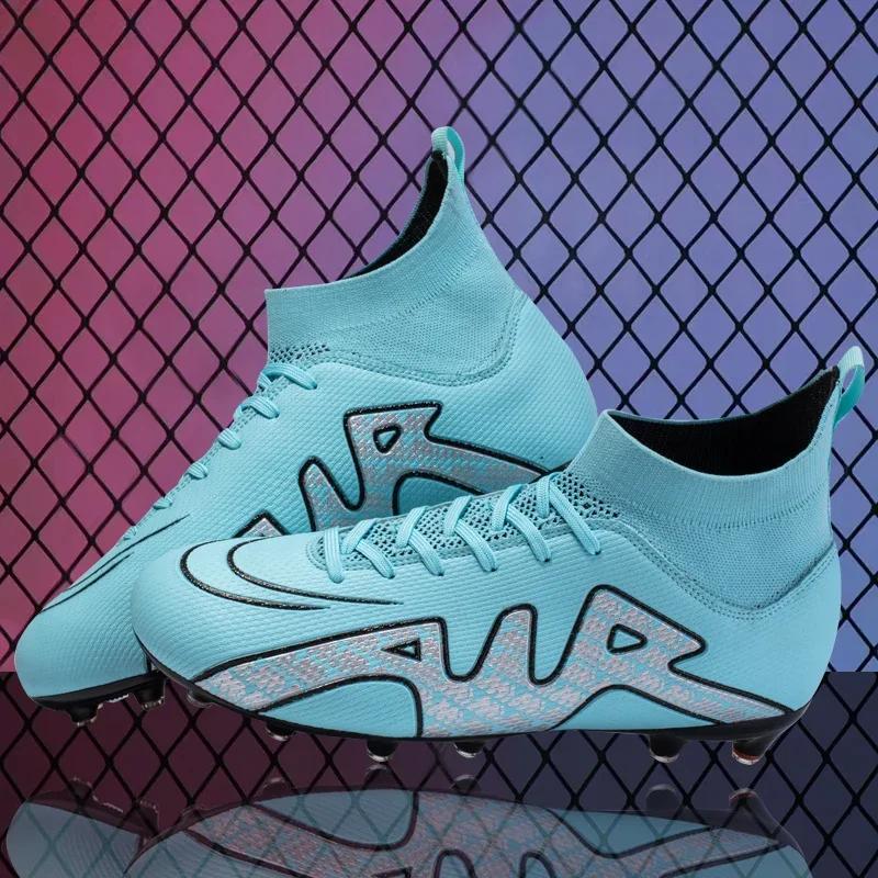 Men Football Shoes Society Soccer Shoes Sneaker Students Training Cleats Outdoor Ultralight Casual Professional Football Boots
