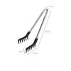 Portable Long Handle Noodles Clip Stainless Steel Multi-functional Food Tongs Non-slip Spaghetti Tongs Kitchen Tools