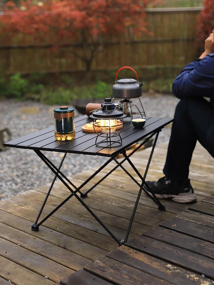 Ultra-Light Aluminum Folding Table for Outdoor Picnic & Camping