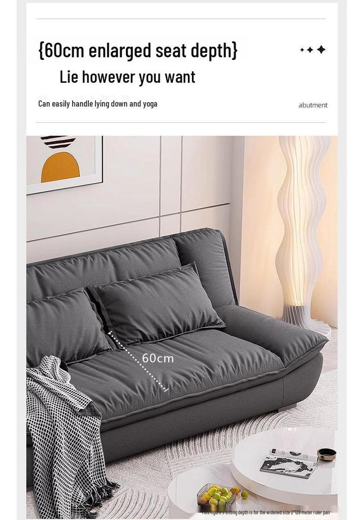 Minimalist Foldable Sailboat Sofa Bed for Home, Apartment, or Rental