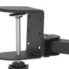 Clamp On Adjustable Arm Rest Support Extender for Desk Armrest Pad 360 Degree Rotating Elbow Rest Holder Steel