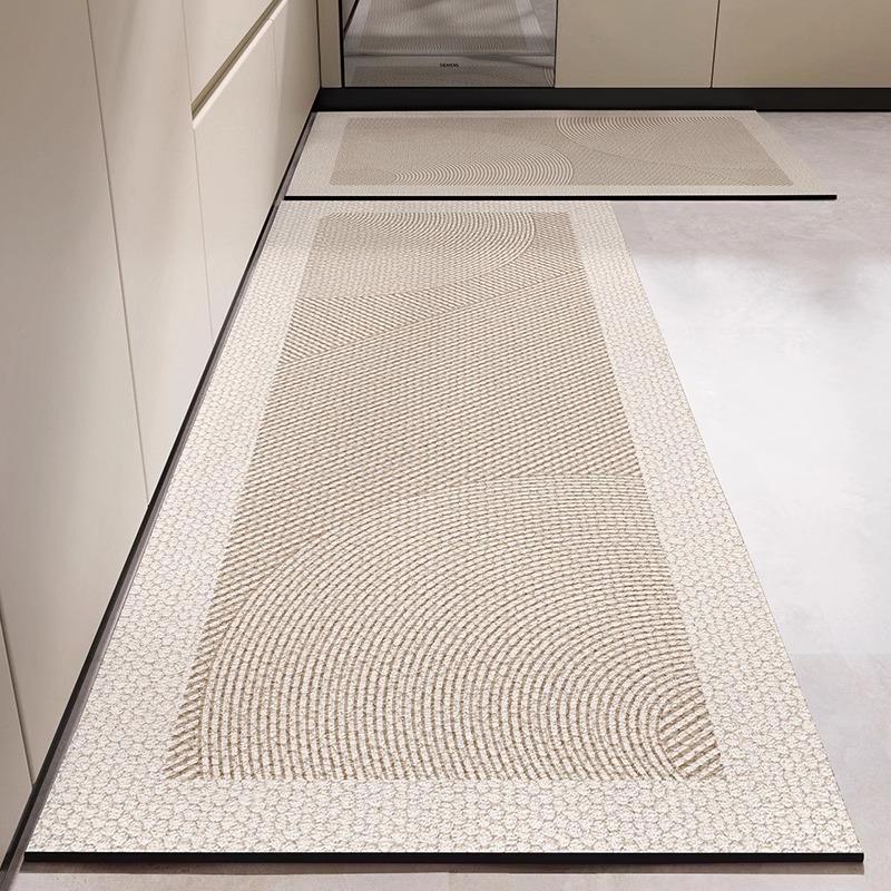 Mata podłogowa do kuchni antypoślizgowa i olejoodporna z ziemi okrzemkowej Pcv Dywan do dekoracji domu Chłonna mata pod stopy Dywanik do łazienki