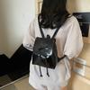 Bow double shoulder small bag women's bag new trendy fashion backpack cute portable shoulder bag schoolbag