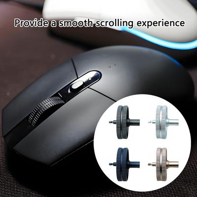 Ruota di scorrimento in metallo ad alta durata per mouse Mouse Wheel per mouse Logitech G102 G304 G305 Migliorata Precisione e Comfort