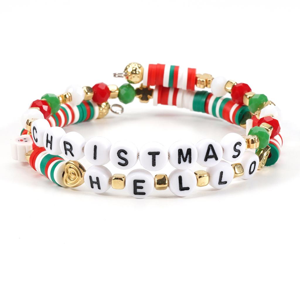 JYL TS Bracelet Bohemian Christmas  Bell Beads Ignites Joy