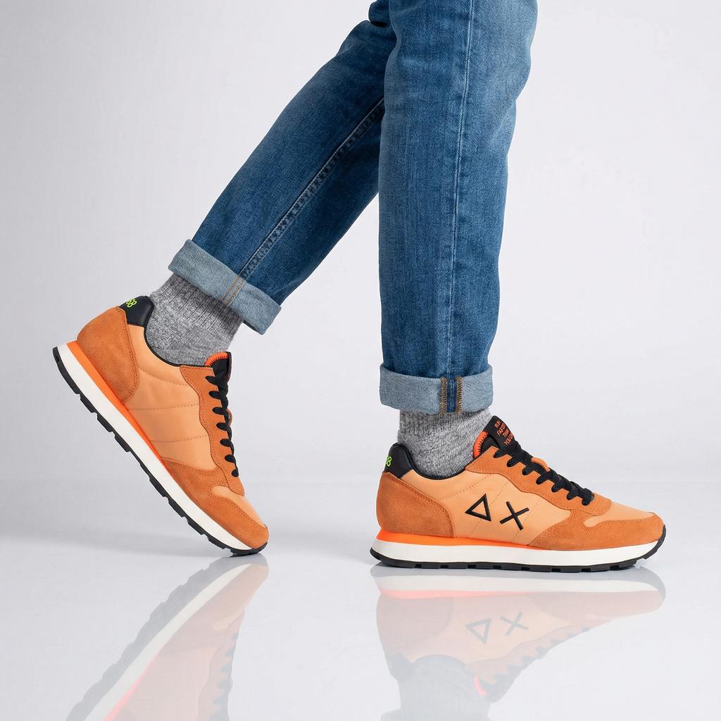 Sun68 Tom Fluo - Men's Sneakers Shoes Orange Z36102-14 ORIGINAL