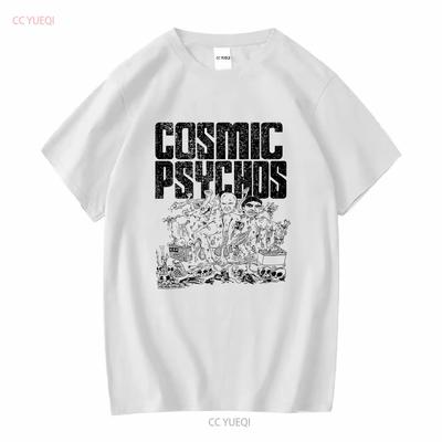 Seltenes Cosmic Psychos Band T-Shirt für Fans S4455 Lang- oder Kurzarm Vintage Gewaschen Dehnbar Weich Stylisch Atmungsaktiv Unisex