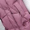 Over-knee cotton vest women's loose autumn and winter new large size down cotton outer wear vest vest trendy coat