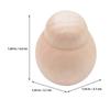 Unfinished Wood Crafts Wooden Blank Dolls Diy Unfinished Dolls Handcraft Supplies Smooth Surface Durable Wood 4.80X3.70X3.70CM 5Pcs