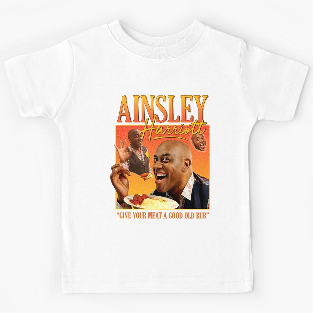 Music Retro Ainsley-Harriott-Homage Funny Graphic Gift Kids T-Shirt 160