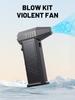 New 300000RPM Violent Fan Powerful Air Blower Vacuum Dust Cleaner Type-C Charge Strong Winds 58m/s Brushless Turbo Jet Blower